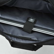 瑞士军刀男包商务公文包15.6寸单肩包黑色笔记本电脑包 SA-2102